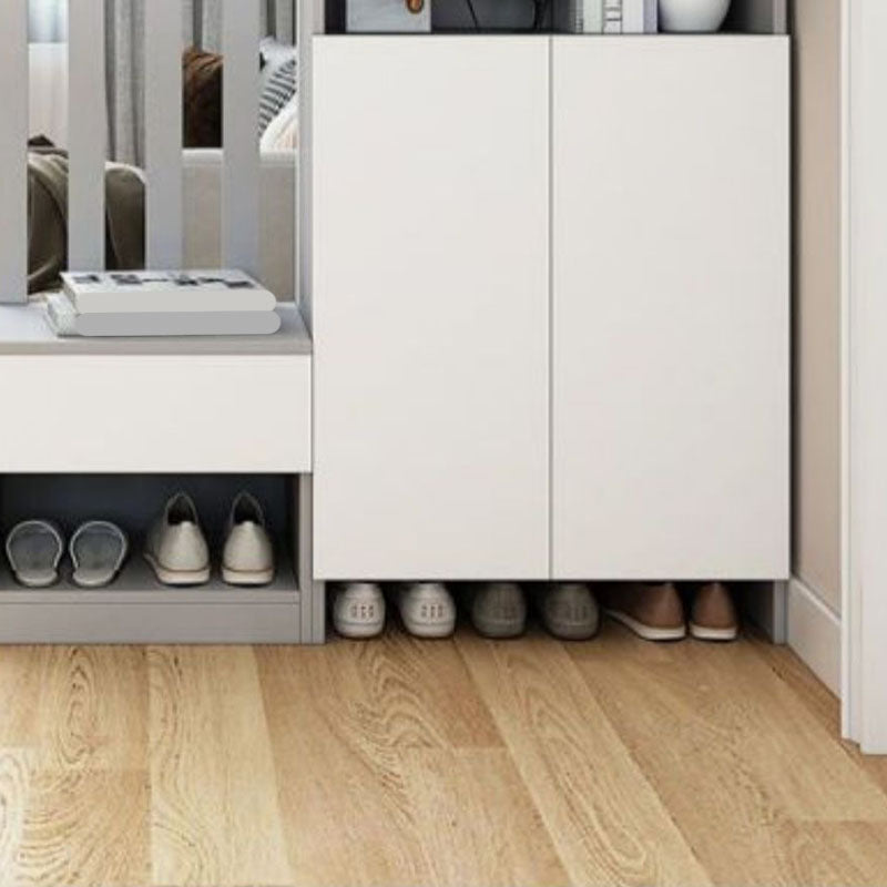 Modern 2-door Wood 78.74" Tall Accent Cabinet with Drawer for Living Room Clearhalo 'Cabinets & Chests' 'cabinets_chests' 'furn' 'furn_cabinets_chests' 'Furniture' 'Living Room Furniture' 7823609