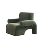 Modern Wool Blend Accent Armchair with Tight Back for Living Room