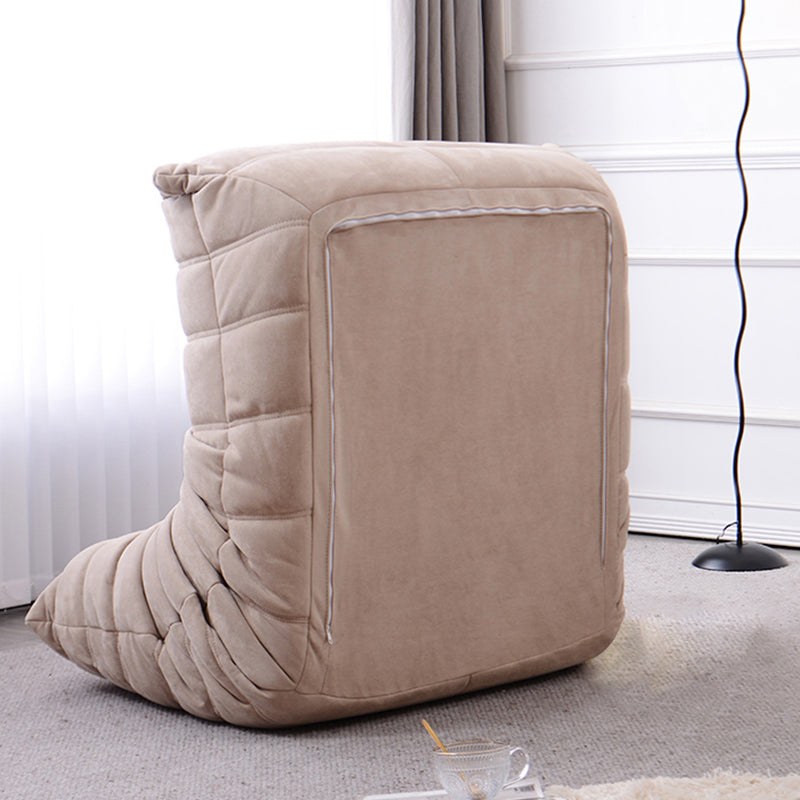 Contemporary Parsons Chair with Sewn Pillow Back Armless Chair Clearhalo 'Accent Chairs' 'accent_chairs' 'Chairs & Seating' 'furn' 'furn_accent_chairs' 'Furniture' 'Living Room Furniture' 7823755