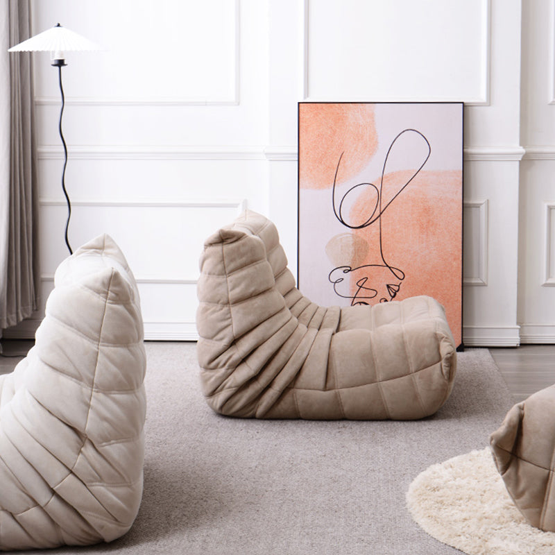 Contemporary Parsons Chair with Sewn Pillow Back Armless Chair Clearhalo 'Accent Chairs' 'accent_chairs' 'Chairs & Seating' 'furn' 'furn_accent_chairs' 'Furniture' 'Living Room Furniture' 7823757