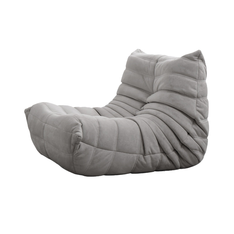 Contemporary Parsons Chair with Sewn Pillow Back Armless Chair Dark Gray 1 Piece Clearhalo 'Accent Chairs' 'accent_chairs' 'Chairs & Seating' 'furn' 'furn_accent_chairs' 'Furniture' 'Living Room Furniture' 7823761