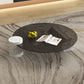 9"H Single Round Black Marble Coffee Cocktail Table with Glass Top Clearhalo 'Coffee & Accent Tables' 'Coffee Tables' 'coffee_tables' 'furn' 'furn_coffee_tables' 'Furniture' 'Living Room Furniture' 7824713