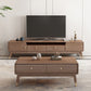 27" Wide Glam 4 Legs Solid Wood Rectangular Coffee Table with Storage