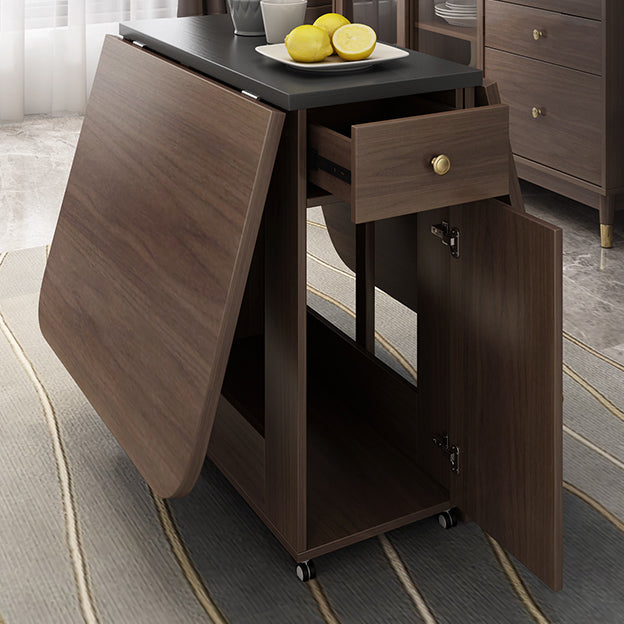 3/5/7 Pieces Modern Folding Solid Wood Multi Purpose Dining Set for Home Clearhalo 'Dining Room Sets' 'Dining Tables & Seating' 'dining_room_set' 'furn' 'furn_dining_room_set' 'Furniture' 'Kitchen & Dining Furniture' 7825335