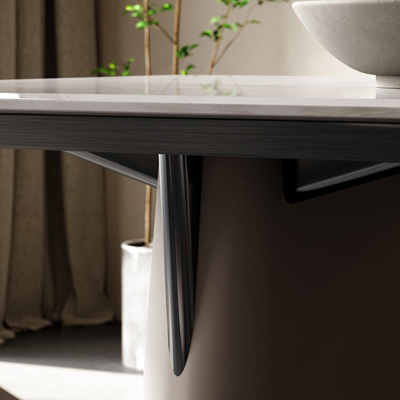 1/5/7 pezzi set da pranzo in pietra bianca moderna per casa