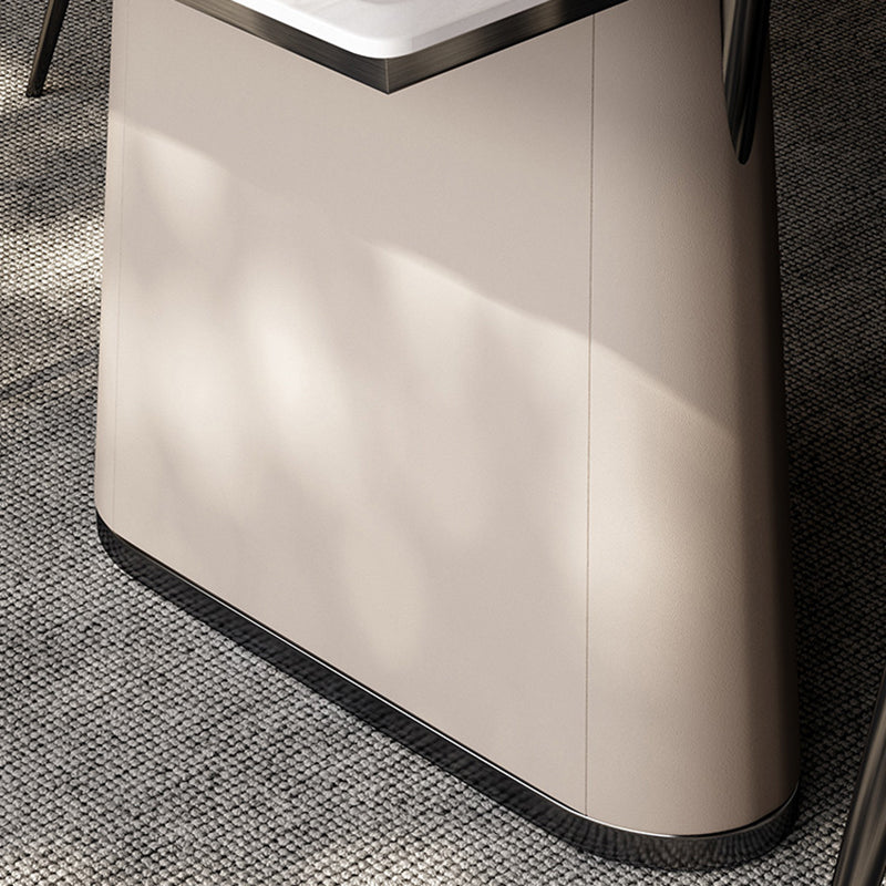 1/5/7 pezzi set da pranzo in pietra bianca moderna per casa