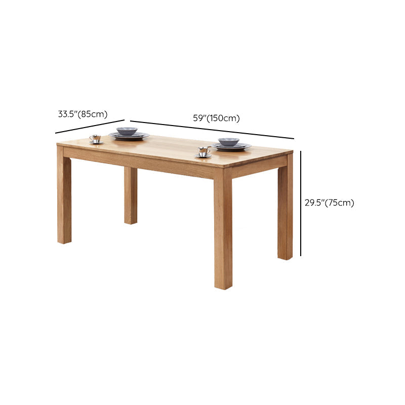 5/7 PCSソリッドウッド4脚の標準高さのディネットテーブル椅子付き