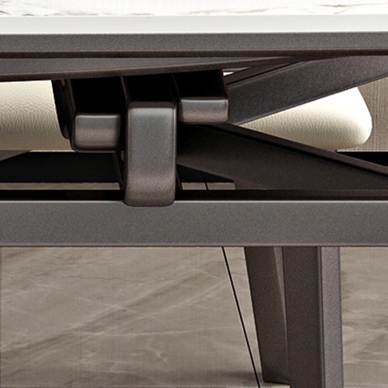 1/5/7 pezzi moderni tavolo da dinette a forma rotonda con sedia imbottita