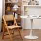 Contemporary Home Armless Solid Wood King Louis Back Dining Chair