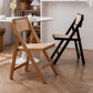 Contemporary Home Armless Solid Wood King Louis Back Dining Chair