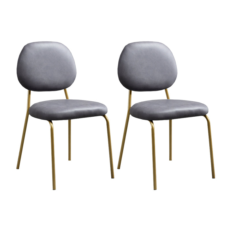 Zeitgenössischer Esszimmer gepolsterter armloser offener Rückenstuhl