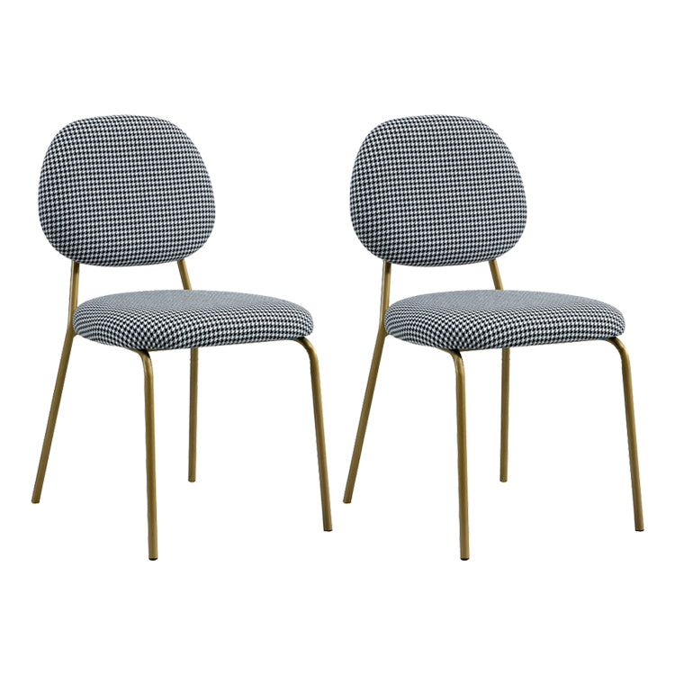 Zeitgenössischer Esszimmer gepolsterter armloser offener Rückenstuhl