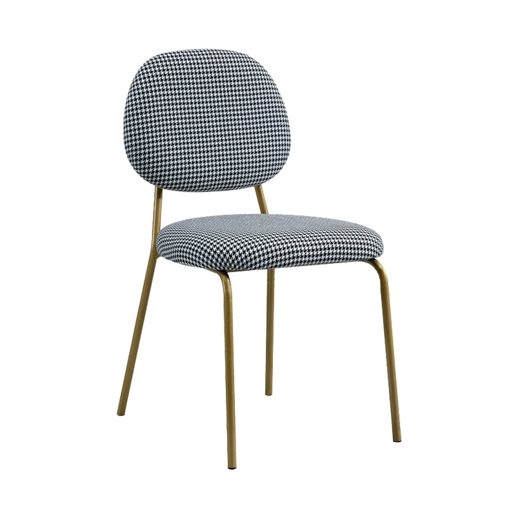 Zeitgenössischer Esszimmer gepolsterter armloser offener Rückenstuhl