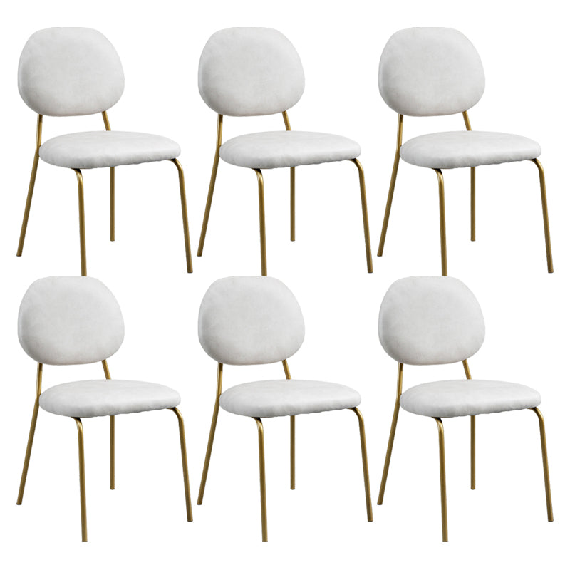 Comedor contemporáneo silla de comedor abierta sin brazo