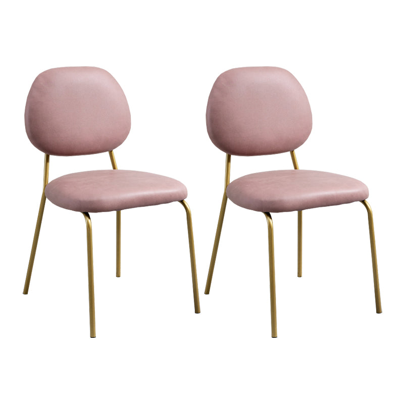 Zeitgenössischer Esszimmer gepolsterter armloser offener Rückenstuhl