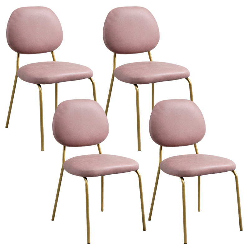 Zeitgenössischer Esszimmer gepolsterter armloser offener Rückenstuhl