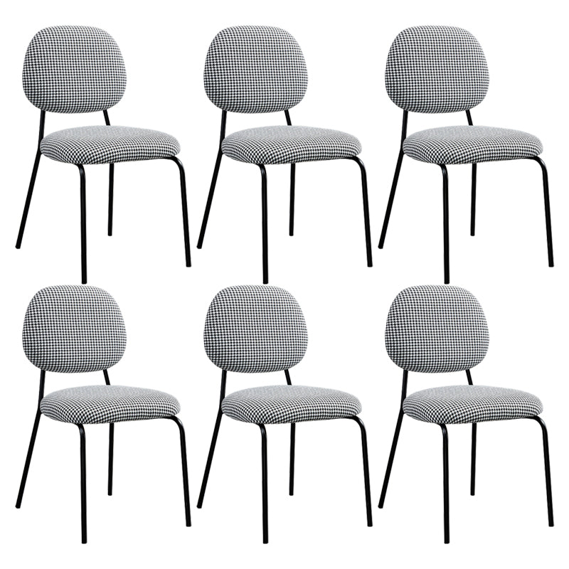 Zeitgenössischer Esszimmer gepolsterter armloser offener Rückenstuhl