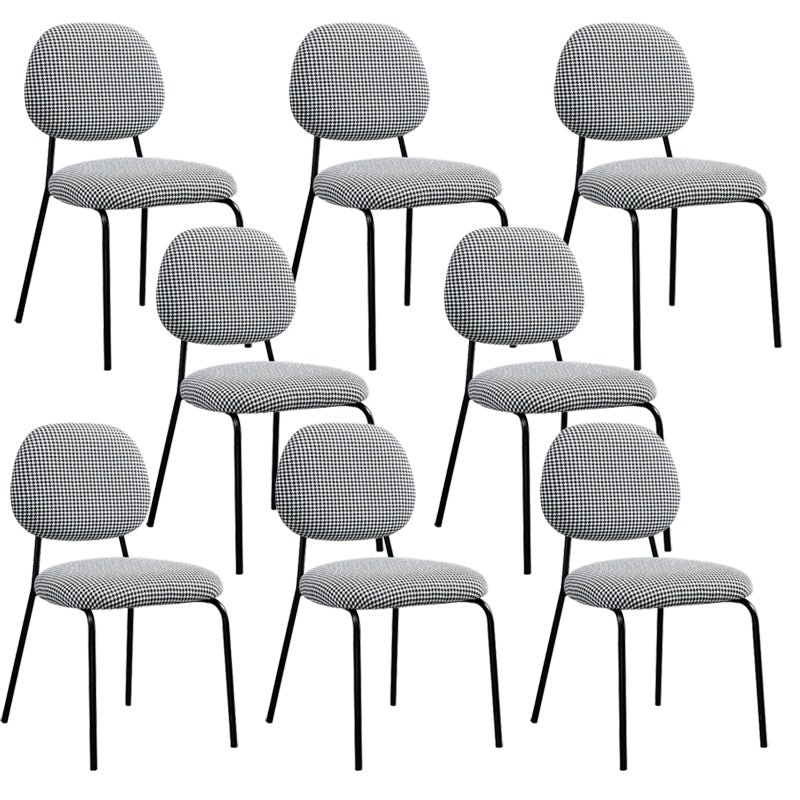 Zeitgenössischer Esszimmer gepolsterter armloser offener Rückenstuhl