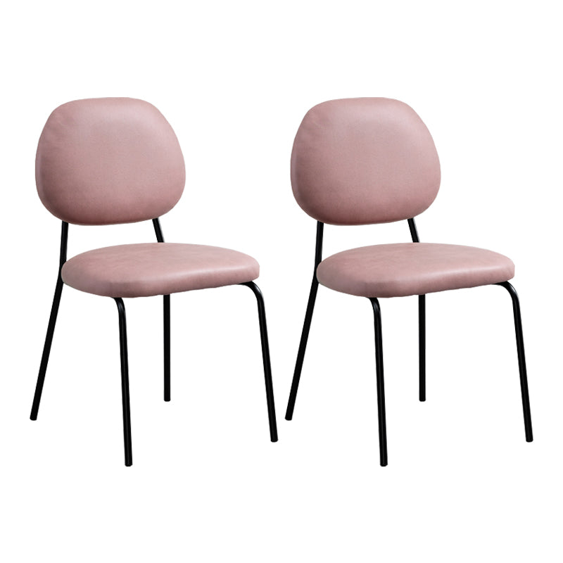 Zeitgenössischer Esszimmer gepolsterter armloser offener Rückenstuhl