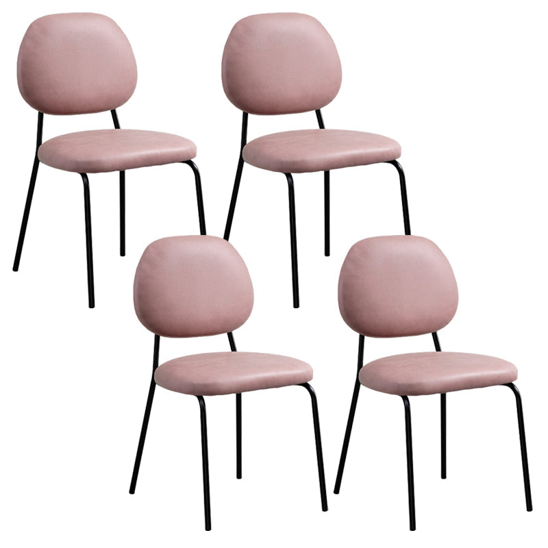 Zeitgenössischer Esszimmer gepolsterter armloser offener Rückenstuhl