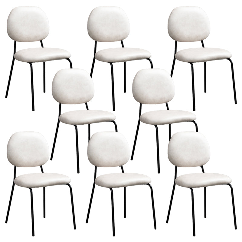 Comedor contemporáneo silla de comedor abierta sin brazo