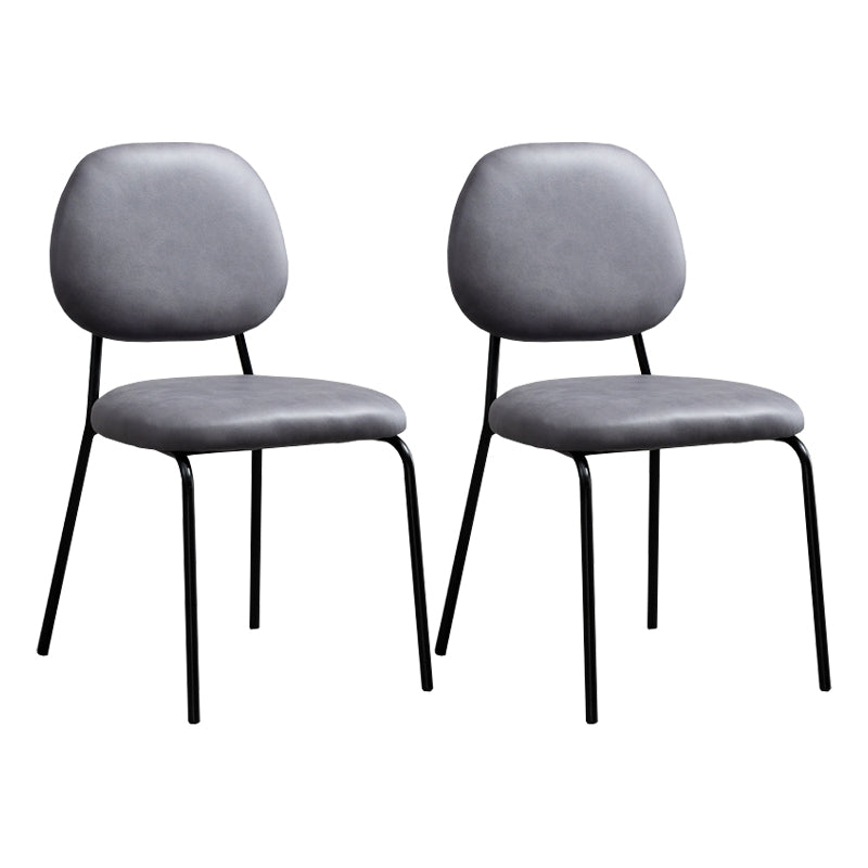 Zeitgenössischer Esszimmer gepolsterter armloser offener Rückenstuhl