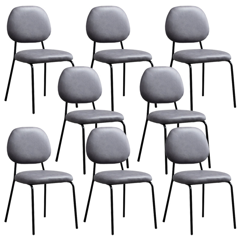 Comedor contemporáneo silla de comedor abierta sin brazo