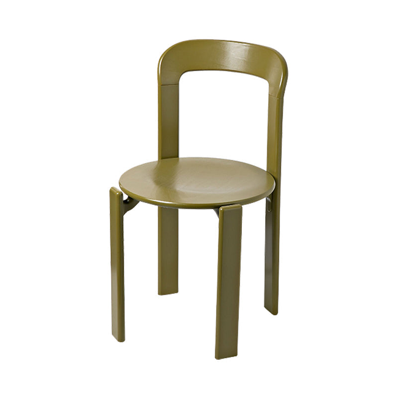 Sedia da pranzo in legno aperto in stile contemporaneo per soggiorno