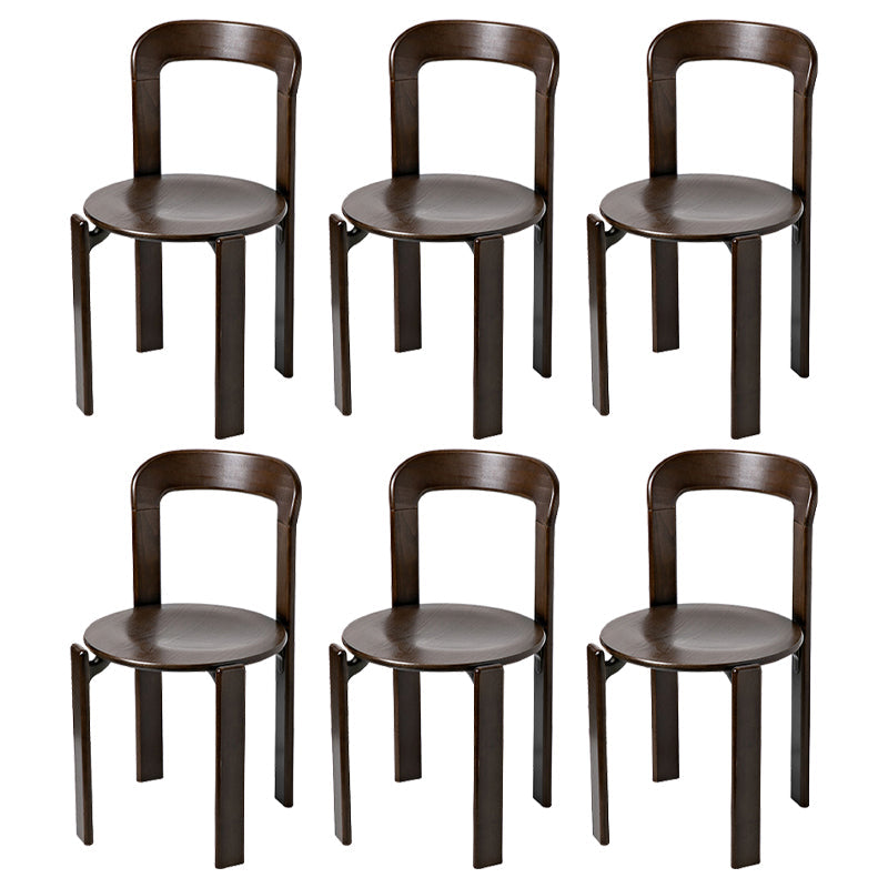 現代的なスタイルオープンバックウッドダイニングサイドチェアリビングルーム