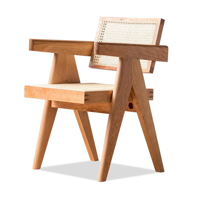 Solid Wood Open Back Contemporary Dining Accent Chair for Home Wood 1 Piece Clearhalo 'Dining Chairs' 'Dining Tables & Seating' 'dining_chair' 'furn' 'furn_dining_chair' 'Furniture' 'Kitchen & Dining Furniture' 7825961