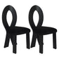 Modern Dining Room Open Back Solid Wood Upholstered Dining Chair Black 2 Piece Set Clearhalo 'Dining Chairs' 'Dining Tables & Seating' 'dining_chair' 'furn' 'furn_dining_chair' 'Furniture' 'Kitchen & Dining Furniture' 7826104