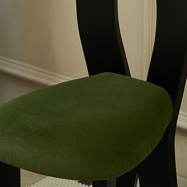 Modern Dining Room Open Back Solid Wood Upholstered Dining Chair Clearhalo 'Dining Chairs' 'Dining Tables & Seating' 'dining_chair' 'furn' 'furn_dining_chair' 'Furniture' 'Kitchen & Dining Furniture' 7826113