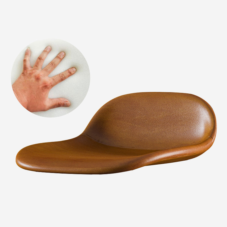 Contemporary Faux Leather Bucket Bar Stools with Black Metal Base Clearhalo 'Bar Furniture' 'Bar Stools' 'bar_stools' 'furn' 'furn_bar_stools' 'Furniture' 'Kitchen & Dining Furniture' 7826299