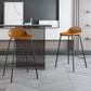 Contemporary Faux Leather Bucket Bar Stools with Black Metal Base Clearhalo 'Bar Furniture' 'Bar Stools' 'bar_stools' 'furn' 'furn_bar_stools' 'Furniture' 'Kitchen & Dining Furniture' 7826306