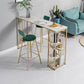 1/2/3 pezzi Contemporary and Rectangular Bar sgabello e set da tavolo