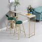1/2/3 pezzi Contemporary and Rectangular Bar sgabello e set da tavolo