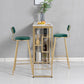 1/2/3 pezzi Contemporary and Rectangular Bar sgabello e set da tavolo