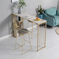 1/2/3 pezzi Contemporary and Rectangular Bar sgabello e set da tavolo