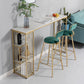 1/2/3 pezzi Contemporary and Rectangular Bar sgabello e set da tavolo