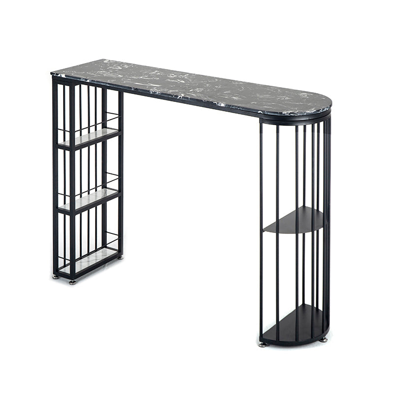 1/2/3 stuks Oval Modern Faux Marble Top Teller Hoogte Pub Set