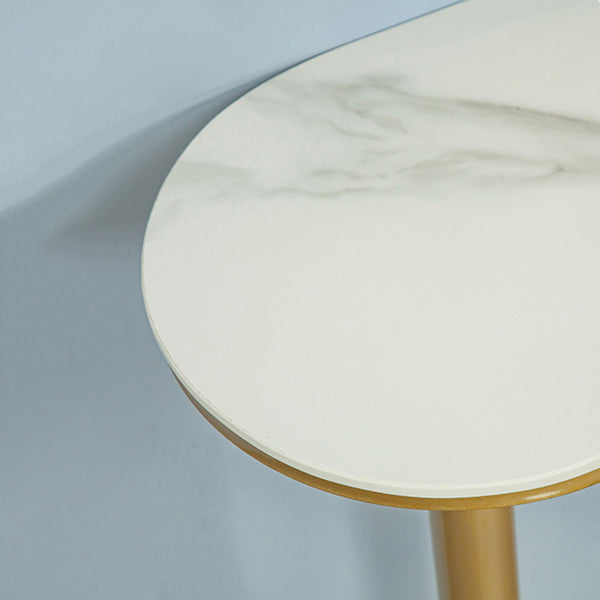 2/3 Pieces Oval Glam Bar Stool and Table Set for Dining Room