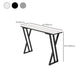 Matte Finish Stone Top Pub Table with Metal Base for Dining Room Clearhalo 'Bar Furniture' 'Bar Tables' 'bar_tables' 'furn' 'furn_bar_tables' 'Furniture' 'Kitchen & Dining Furniture' 7826971