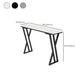 Matte Finish Stone Top Pub Table with Metal Base for Dining Room Clearhalo 'Bar Furniture' 'Bar Tables' 'bar_tables' 'furn' 'furn_bar_tables' 'Furniture' 'Kitchen & Dining Furniture' 7826975