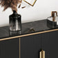 Mesa del aparador de almacenamiento de mármol de lado Glam Sideboard con puertas para el comedor
