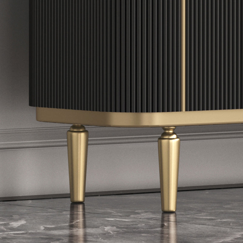 Mesa del aparador de almacenamiento de mármol de lado Glam Sideboard con puertas para el comedor