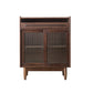 Modern Style Cabinets Storage Credenza Solid Wood Buffet Sideboard with 1-Drawer