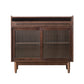Modern Style Cabinets Storage Credenza Solid Wood Buffet Sideboard with 1-Drawer