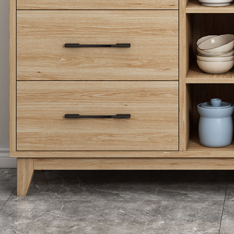 Sideboard del tavolo del server di legno moderno con cassetti/armadi per la casa