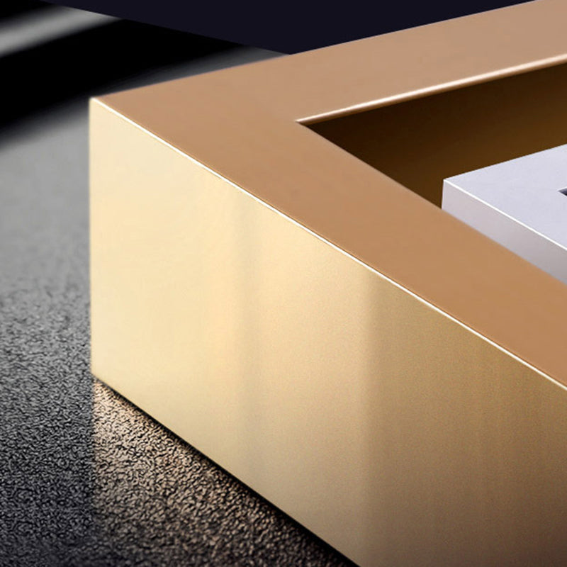 Armadio in metallo in metallo contemporaneo porte in vetro armadio per sala da pranzo