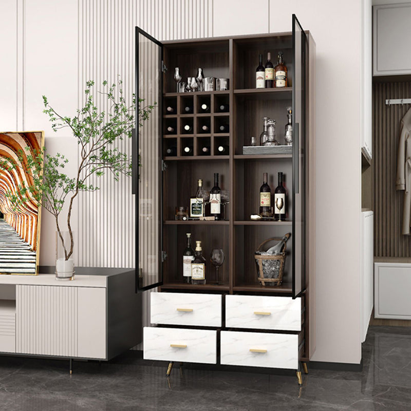 Floor Wine Bottle Holder Solid Wood Wine Bottle Rack for Living Room Clearhalo 'furn' 'furn_wine_racks' 'Furniture' 'Kitchen & Dining Furniture' 'Wine Racks' 'wine_racks' 7827327